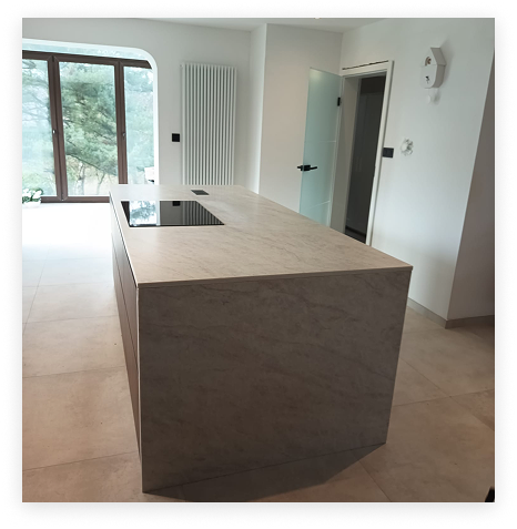 Plan de travail sur mesure à Hannut